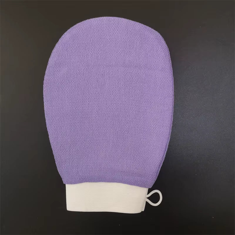 Gant de bain exfoliant – fibre de viscose naturelle