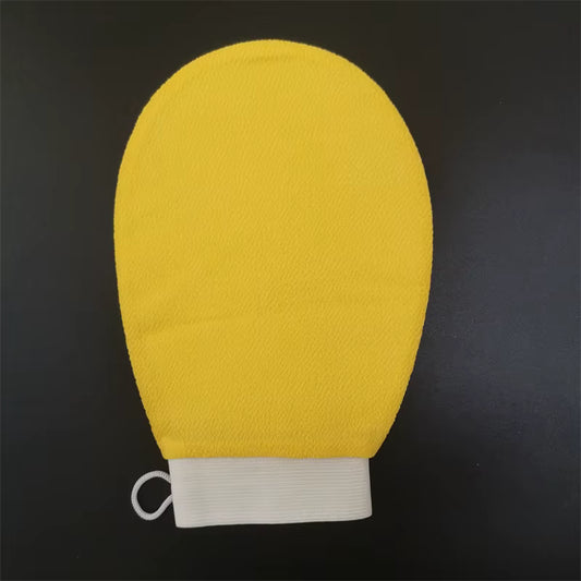 Gant de bain exfoliant – fibre de viscose naturelle