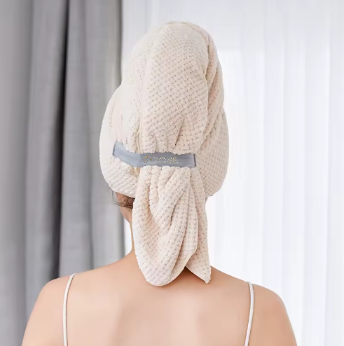 Serviette de Séchage pour Cheveux en Microfibre – Ultra Absorbant